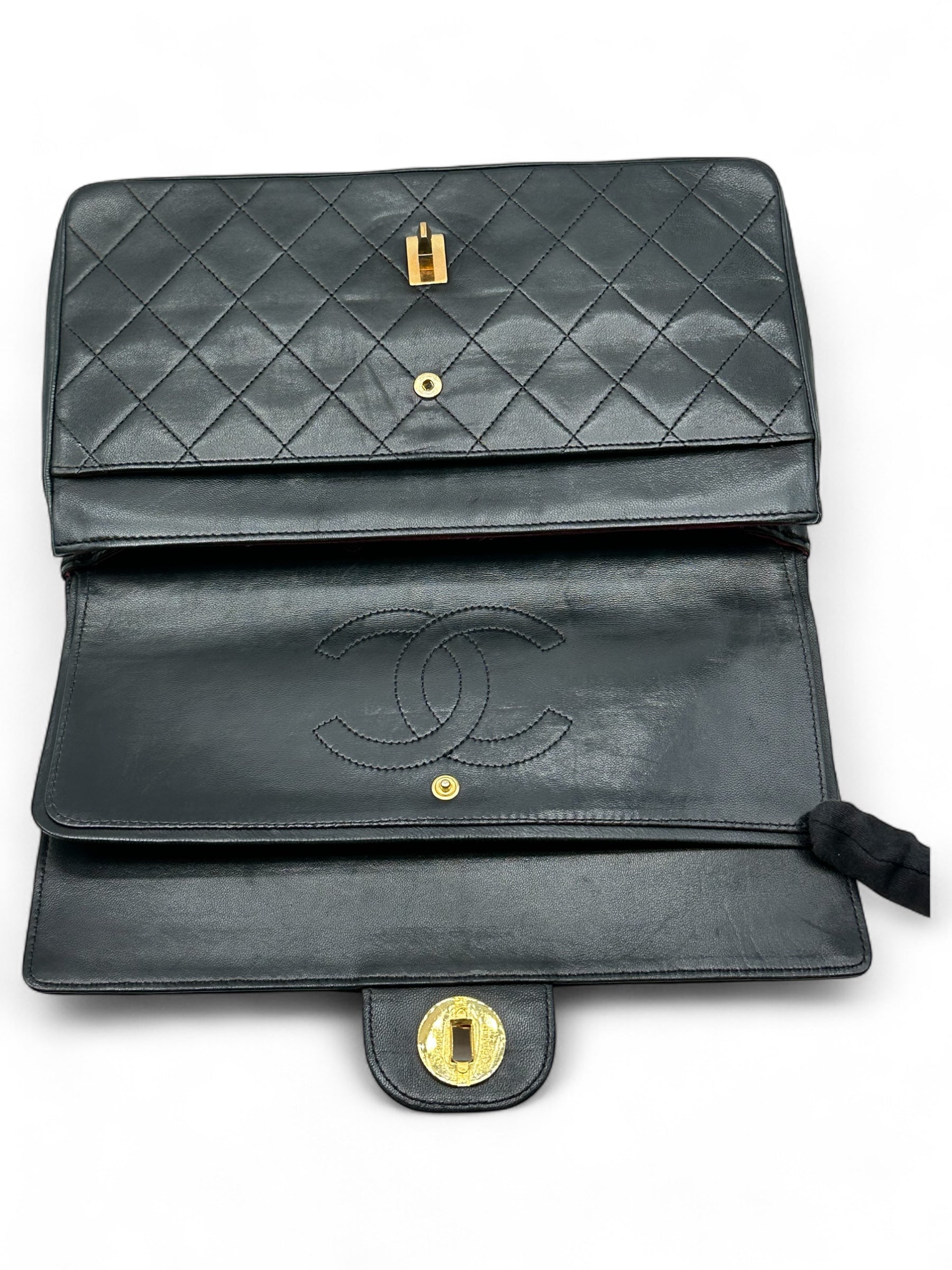 Chanel - Borsa Timeless con catena a chicco di riso