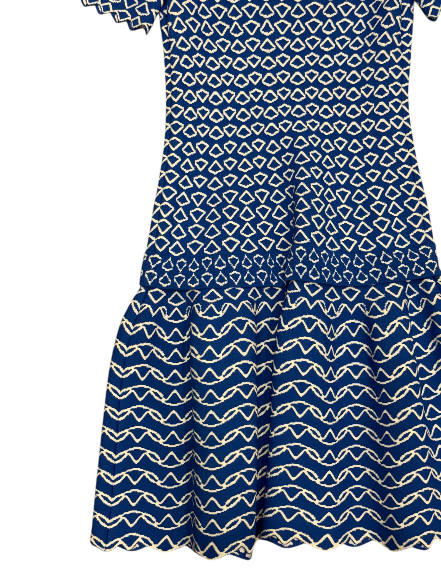 Alaia - Robe bicolore bleu T38