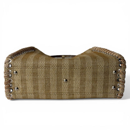 Fendi Sac Peekaboo Raphia et Python | Les Folies d’Eugénie