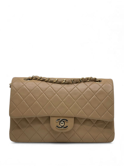 Chanel - Sac Timeless 25 Double Flap beige