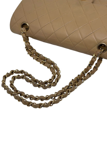 Chanel - Sac Timeless 25 Double Flap beige