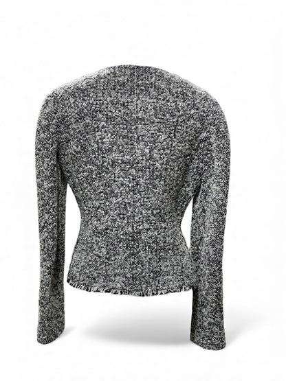 Dior - Veste en tweed grise T36