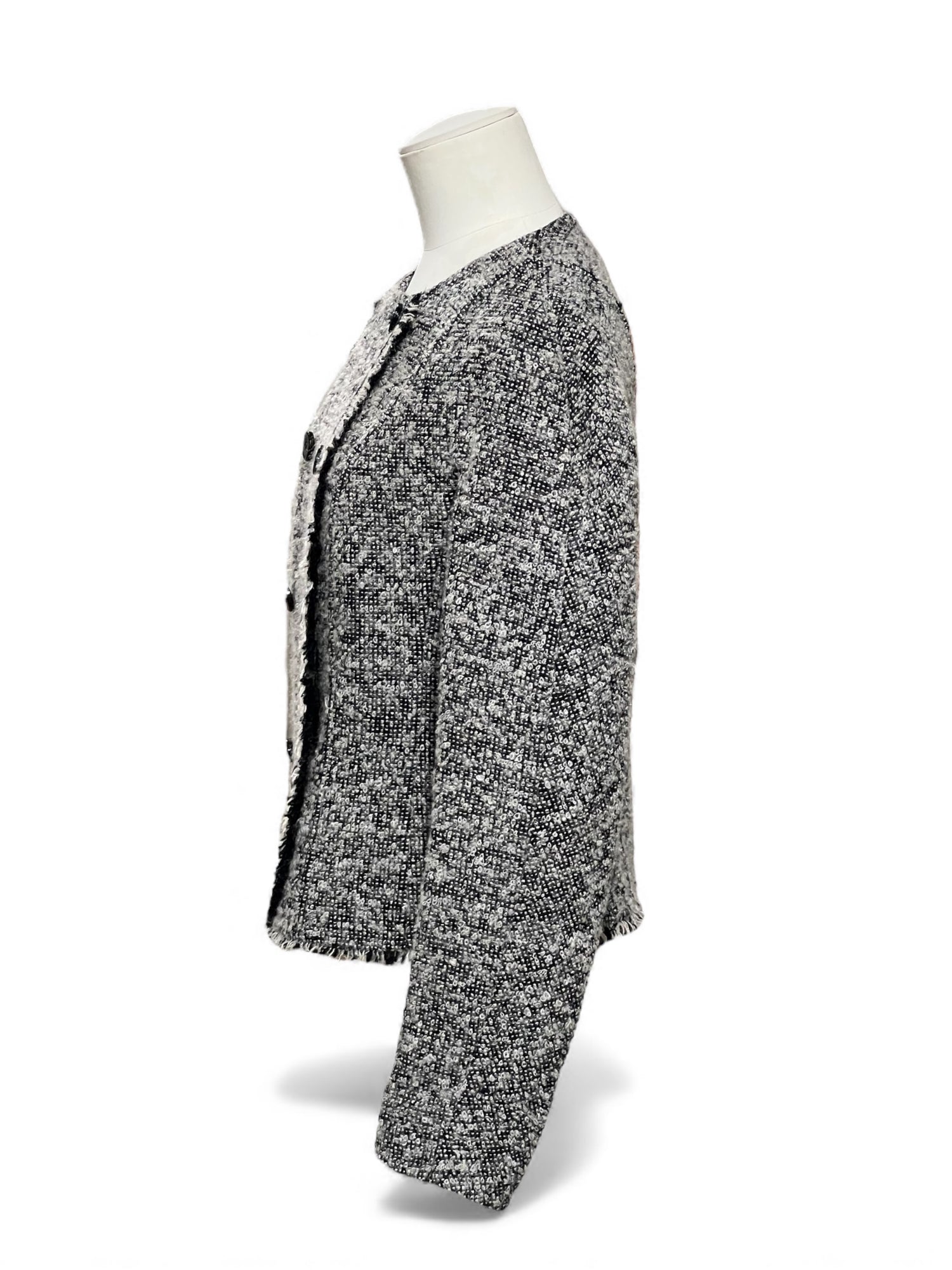 Dior - Veste en tweed grise T36