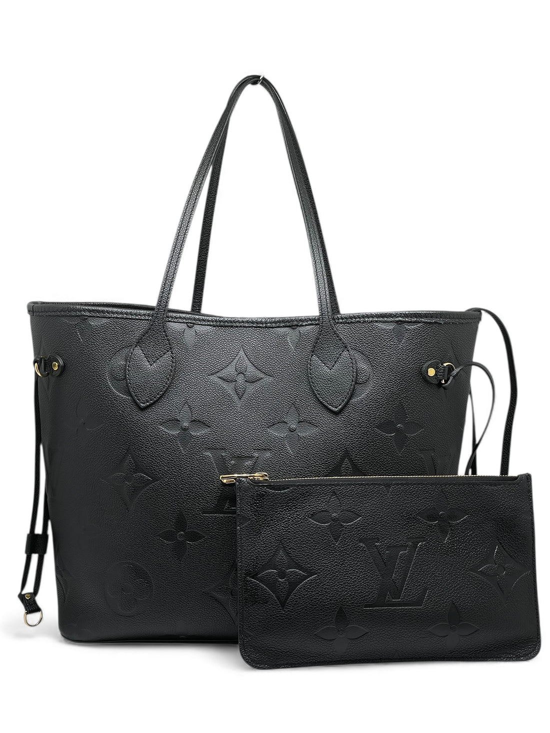 Louis Vuitton - Sac Neverfull MM Empreinte noir