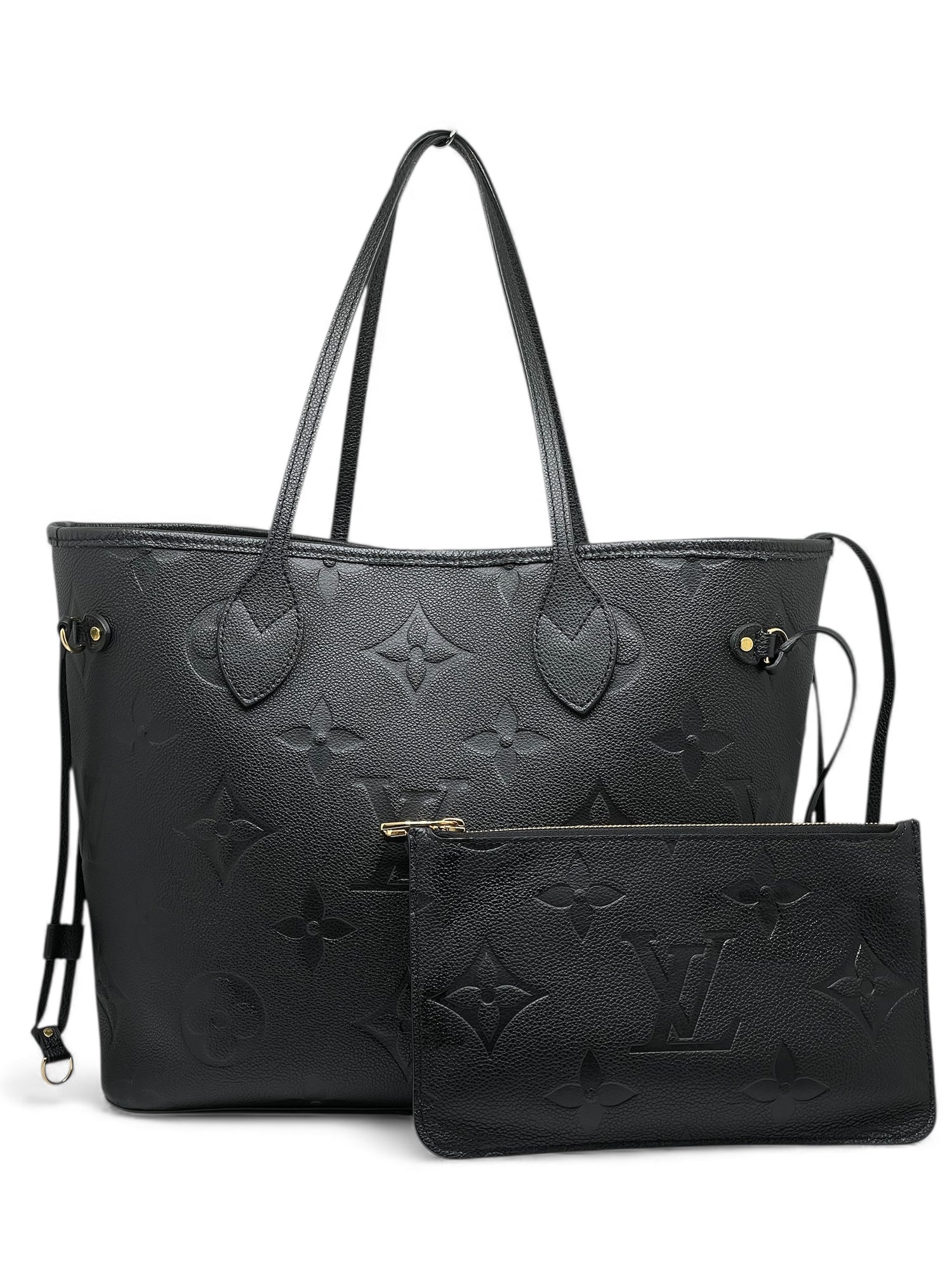Louis Vuitton - Sac Neverfull MM Empreinte noir