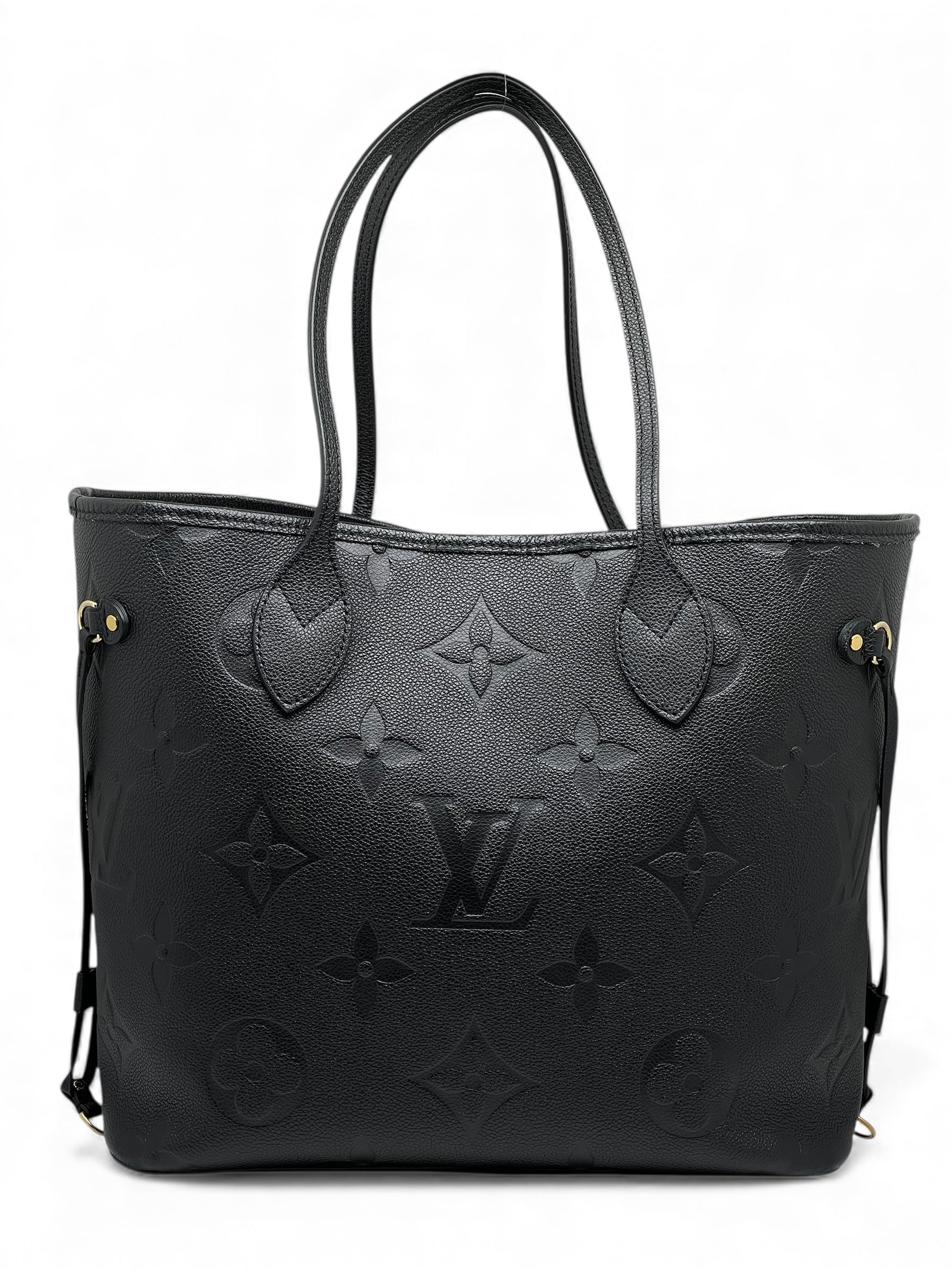 Louis Vuitton - Tasche Neverfull MM Prägung schwarz