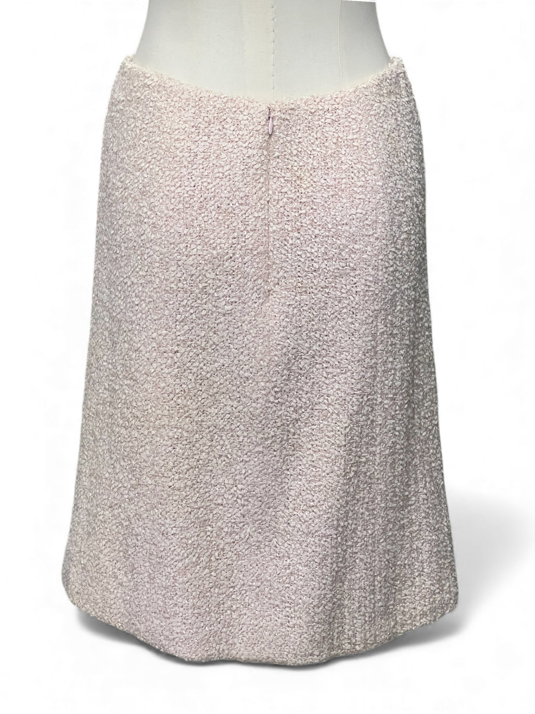 Chanel - Jupe en tweed rose T36