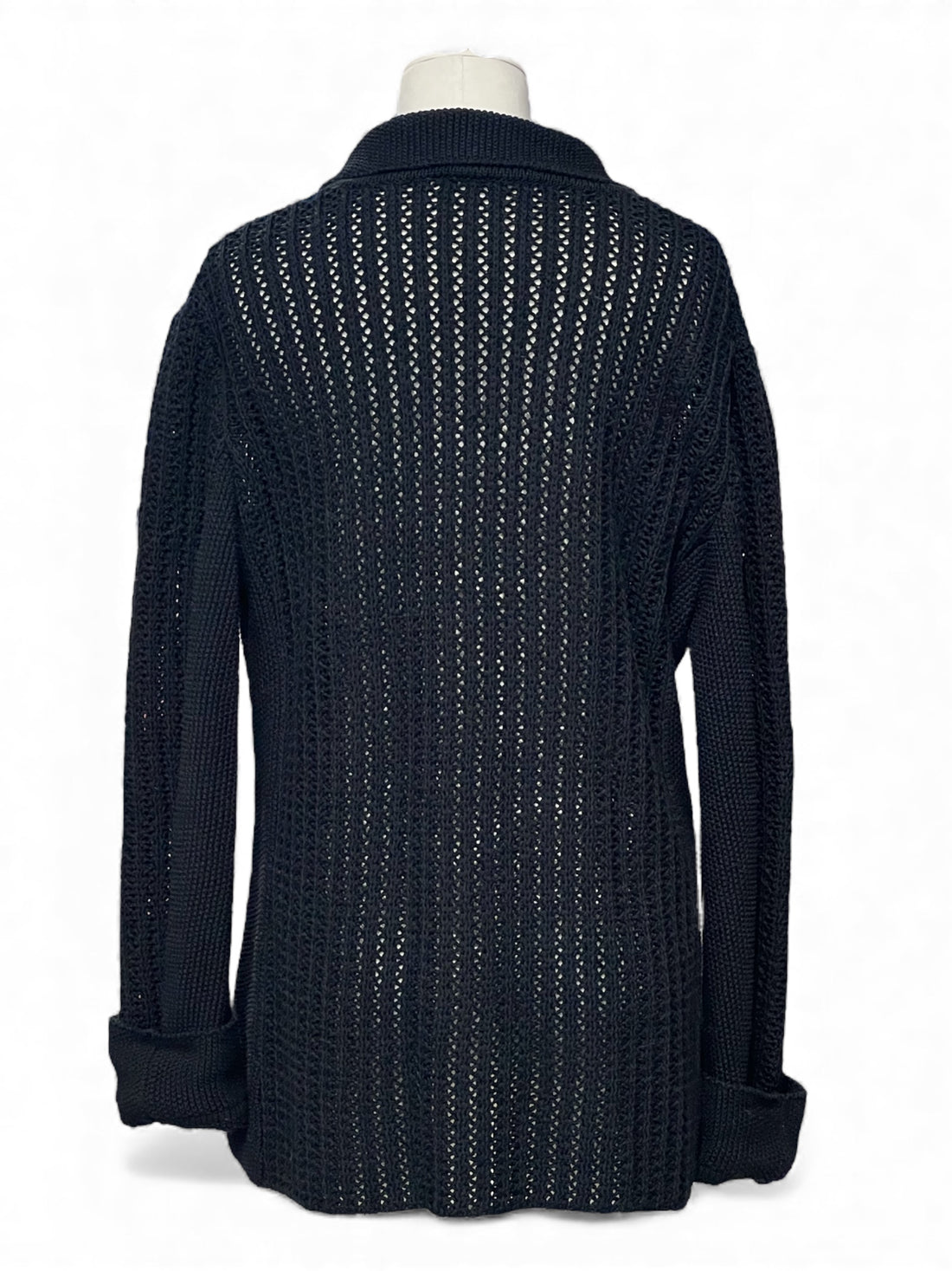 Chanel - Cardigan nero La Pausa T40
