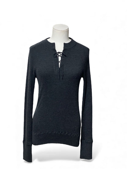 Dolce &amp; Gabbana - Pull avec col à lacet T44 italien