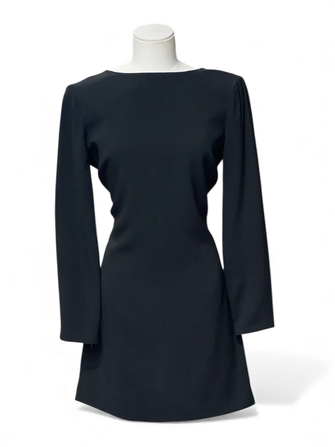 Saint Laurent - Robe noir dos nu T38