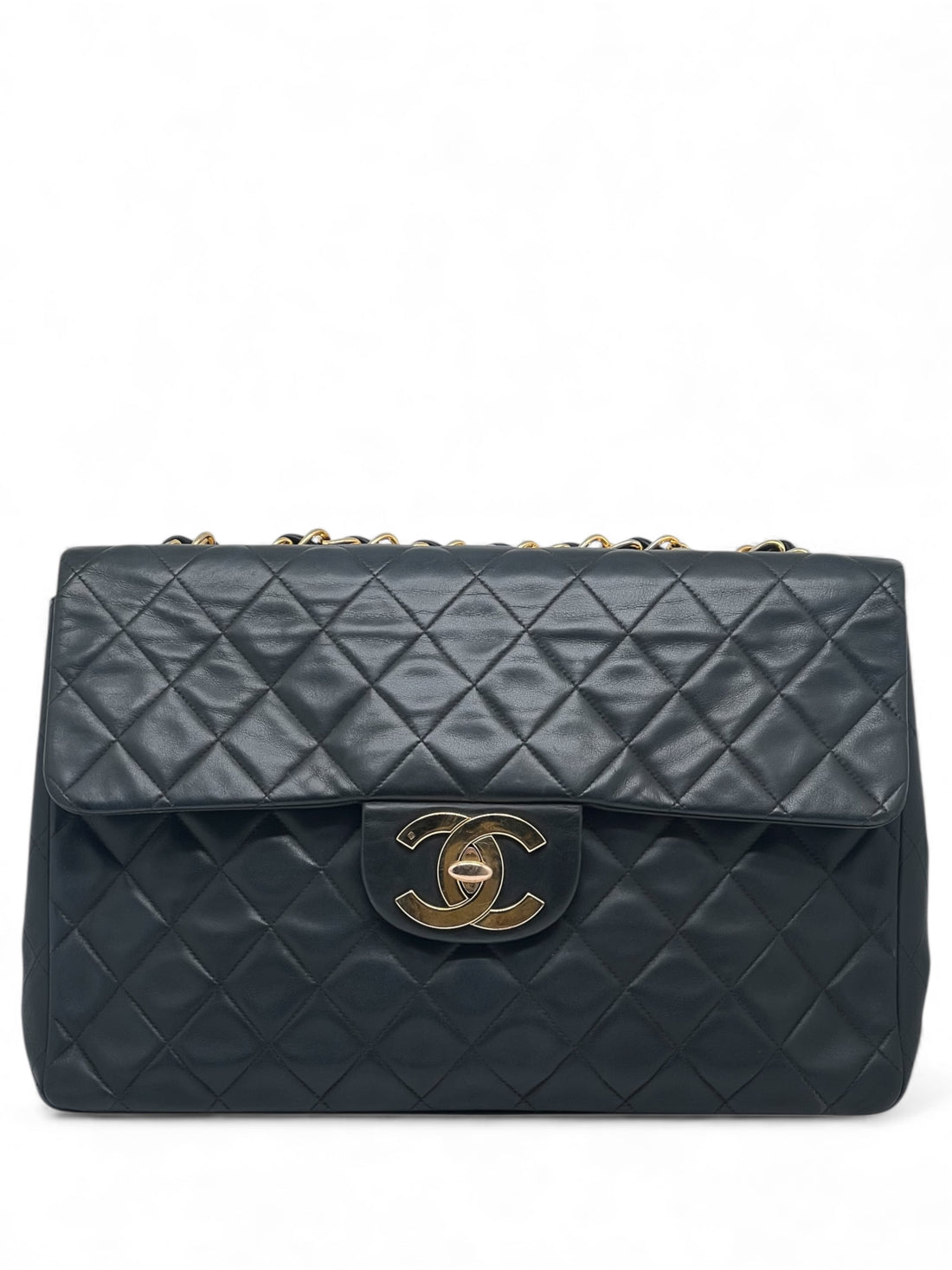 Chanel - Sac Maxi Jumbo vintage noir