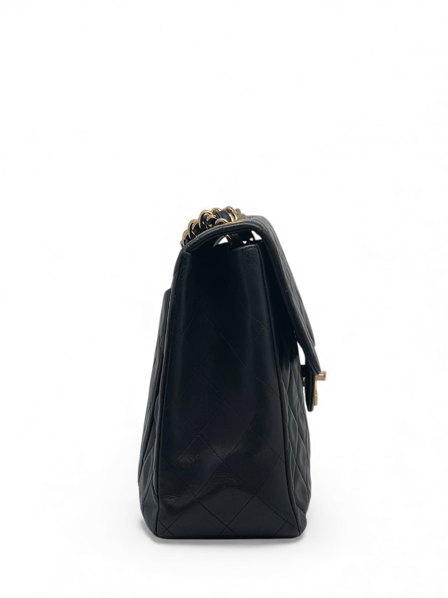 Chanel - Sac Maxi Jumbo vintage noir