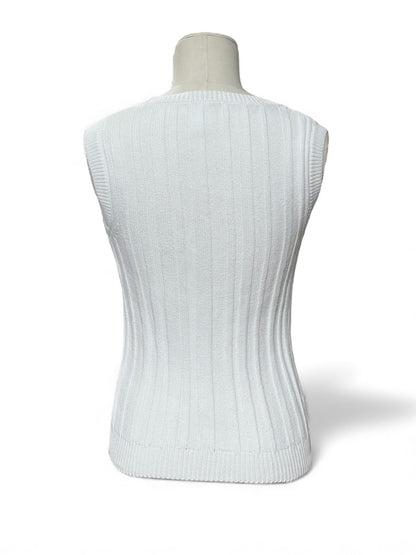 Chanel - Débardeur blanc T34