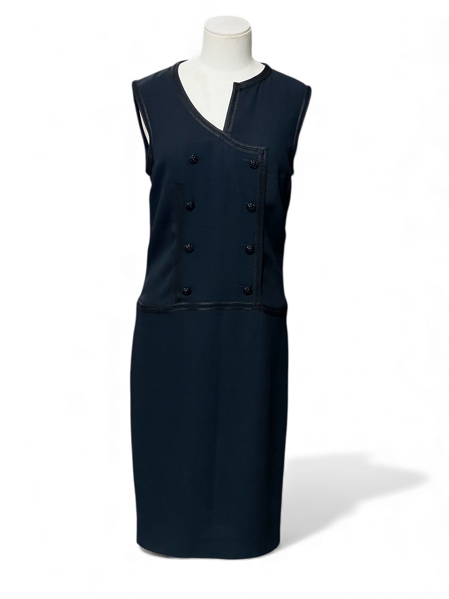 Chanel - Robe double boutonnage T.38