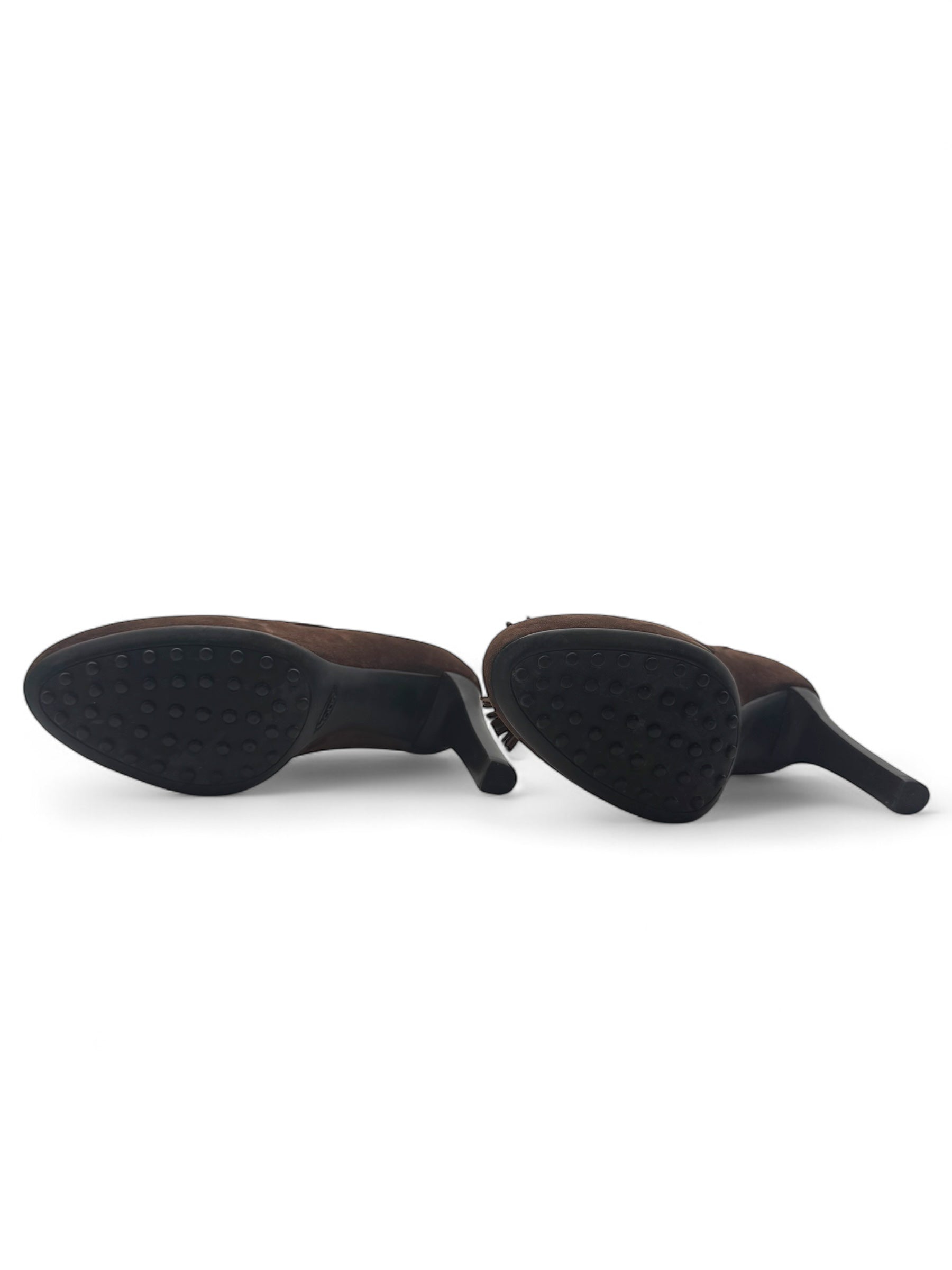 Tods - Mocassini con tacco marroni T36