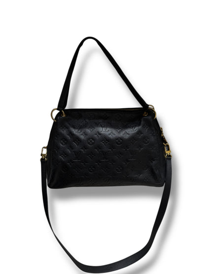 Louis Vuitton - Sac Ponthieu cuir empreintes noir