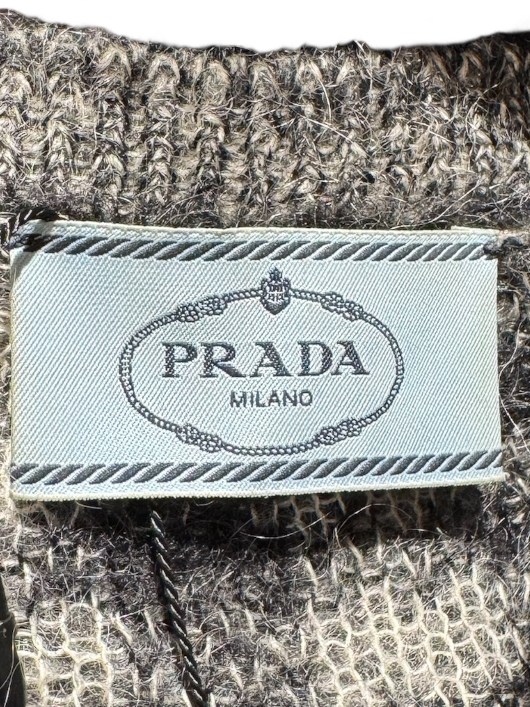 Prada - Cardigan en laine T38