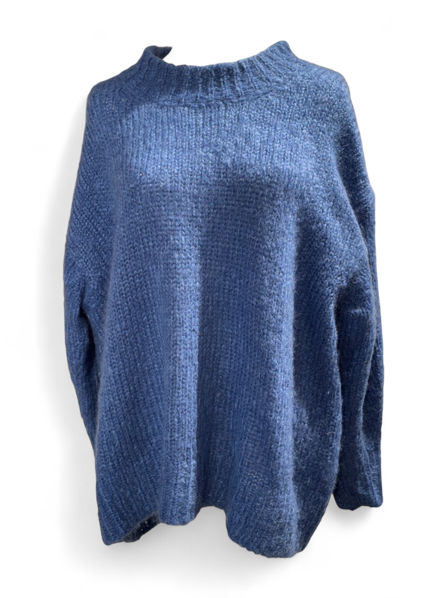 Isabel Marant - Pull en laine oversize bleu T34