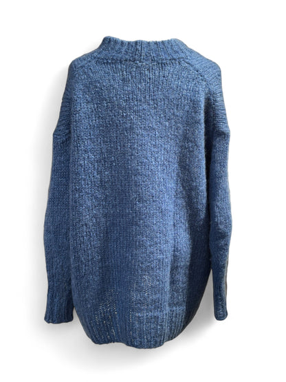 Isabel Marant - Pull en laine oversize bleu T34