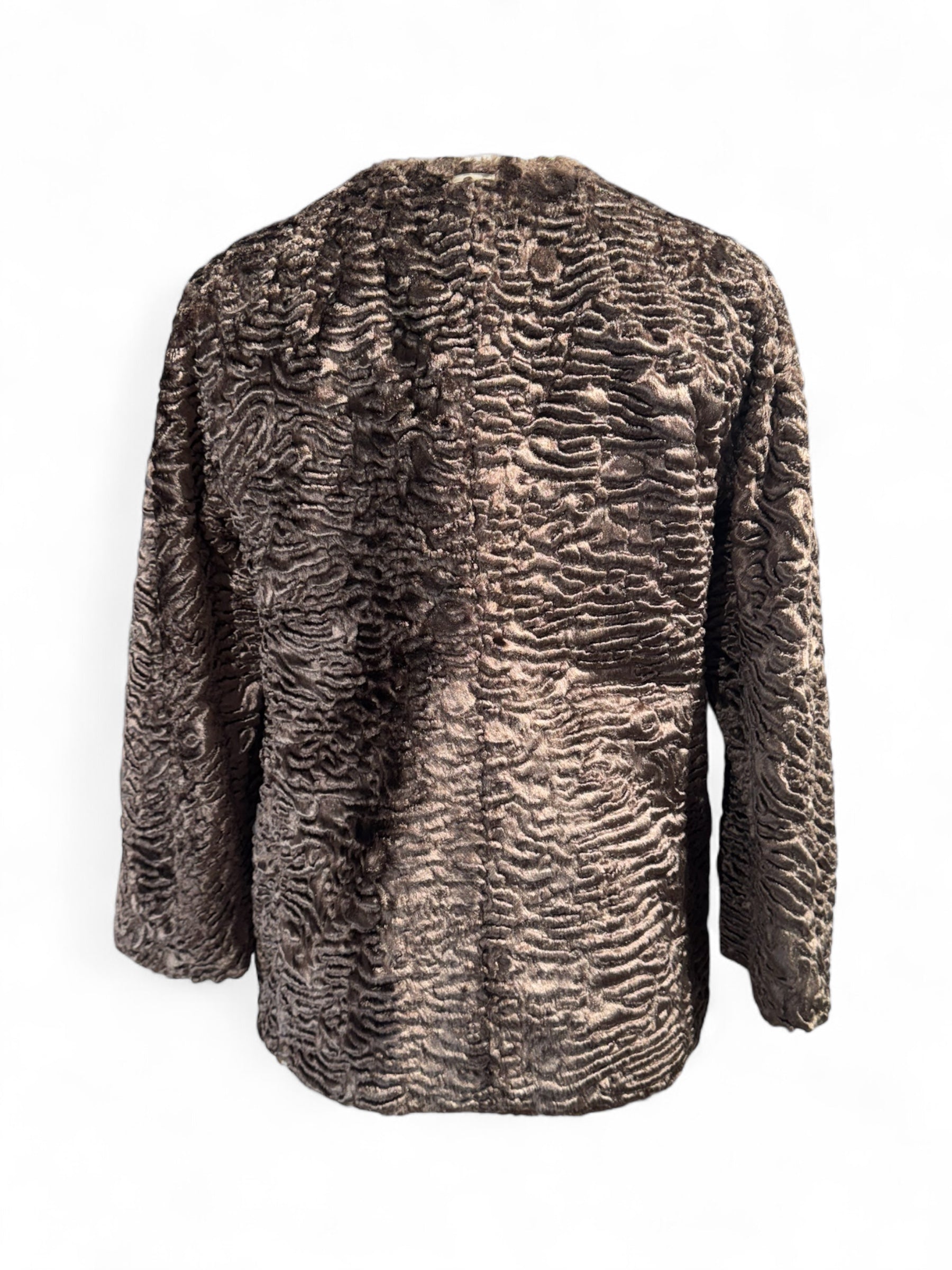 Max Mara S - Faux-fur coat size 38