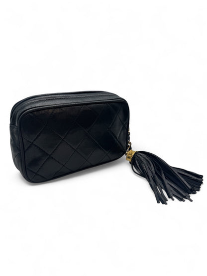 Chanel - Pochette à main mini caméra noir