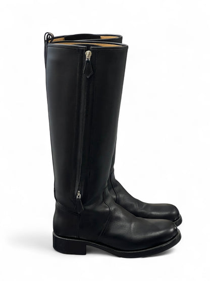 Hermès - Bottes cavalière en cuir T37,5