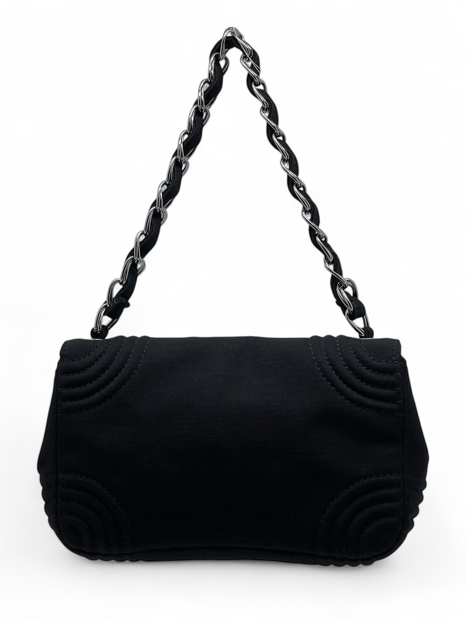 Chanel - Sac en jersey noir