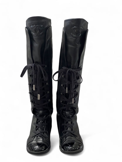 Chanel - Botte en cuir T38