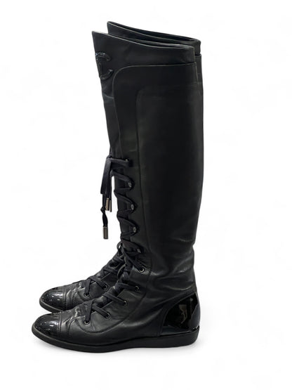 Chanel - Botte en cuir T38