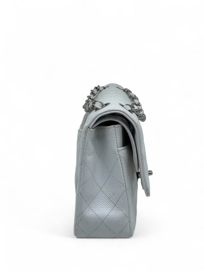 Chanel - Sac Timeless 25 cuir caviar blanc