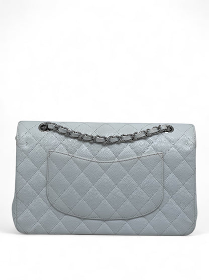 Chanel - Sac Timeless 25 cuir caviar blanc