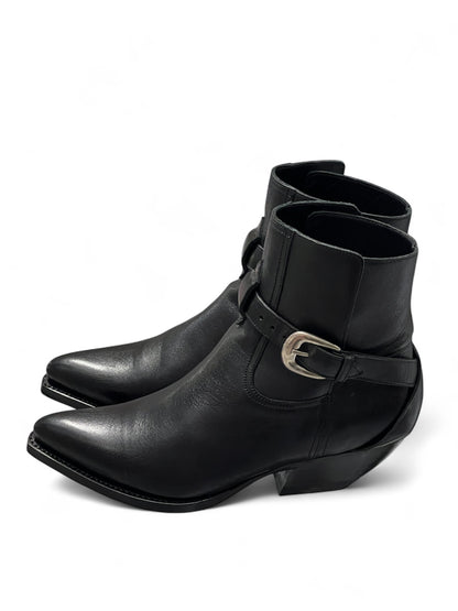 Céline - Bottes en cuir noir T.36