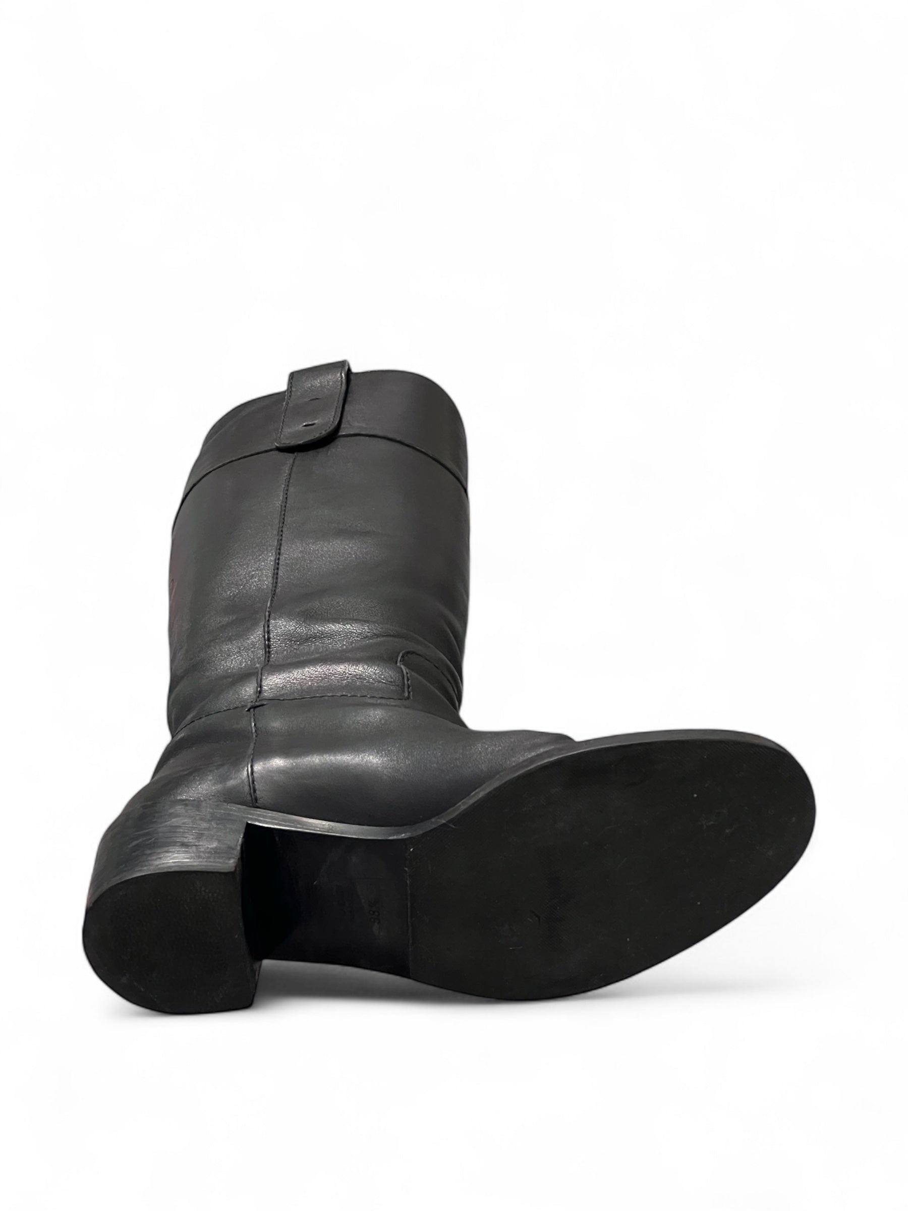 Gucci - Reitstiefel aus Leder Gr. 38,5