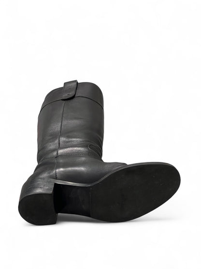 Gucci - Bottes cavalières en cuir T38,5