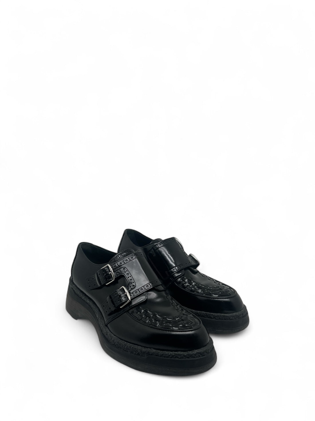 Hermès - Mocassins noir en cuir T. 40