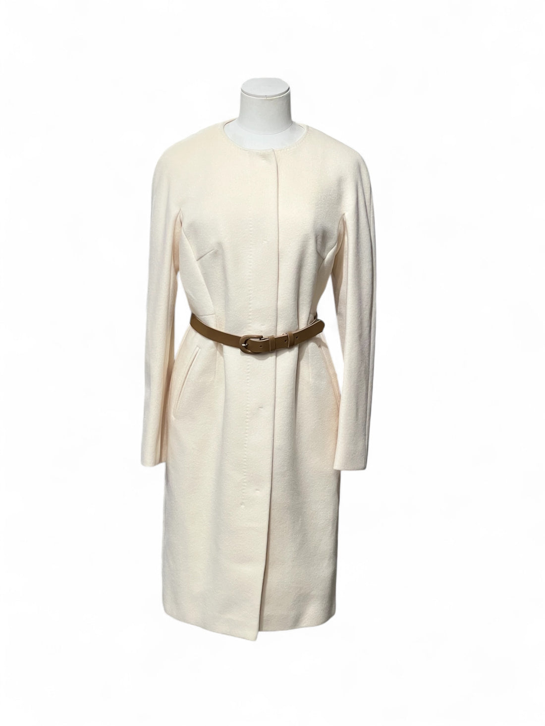 Max Mara - Beige wool coat size 36