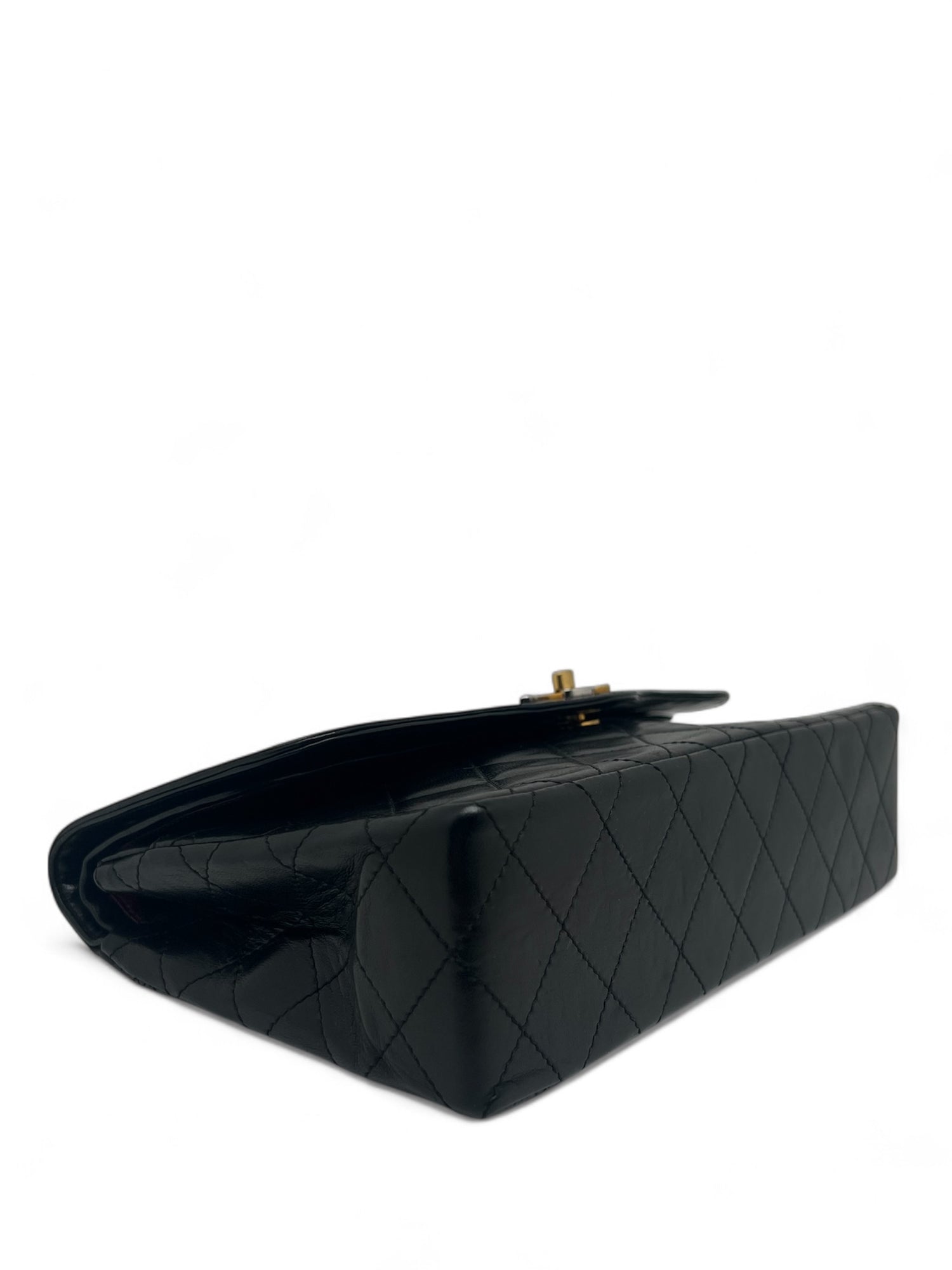 Chanel - Sac à épaule en agneau noir