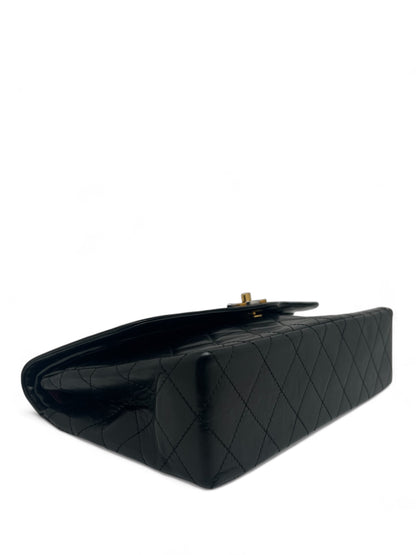 Chanel - Sac à épaule en agneau noir