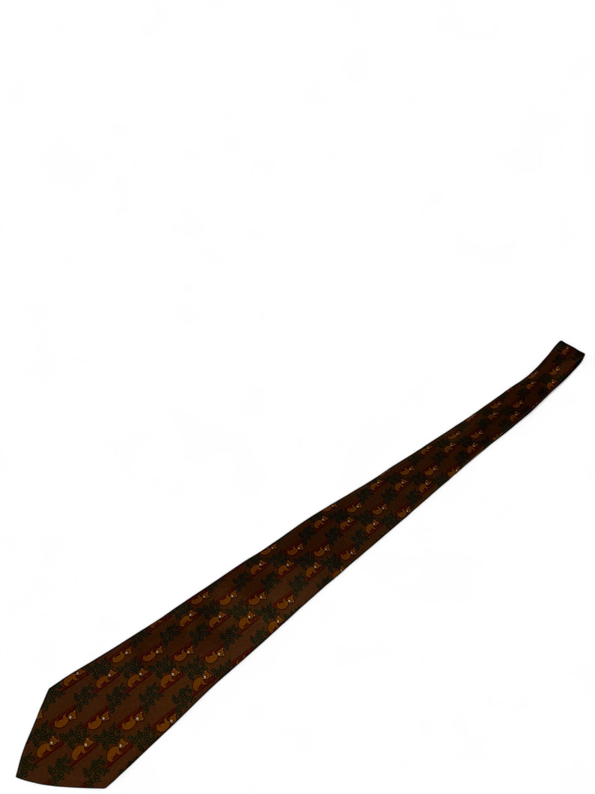 Hermès - Cravatta motivi orsacchiotti