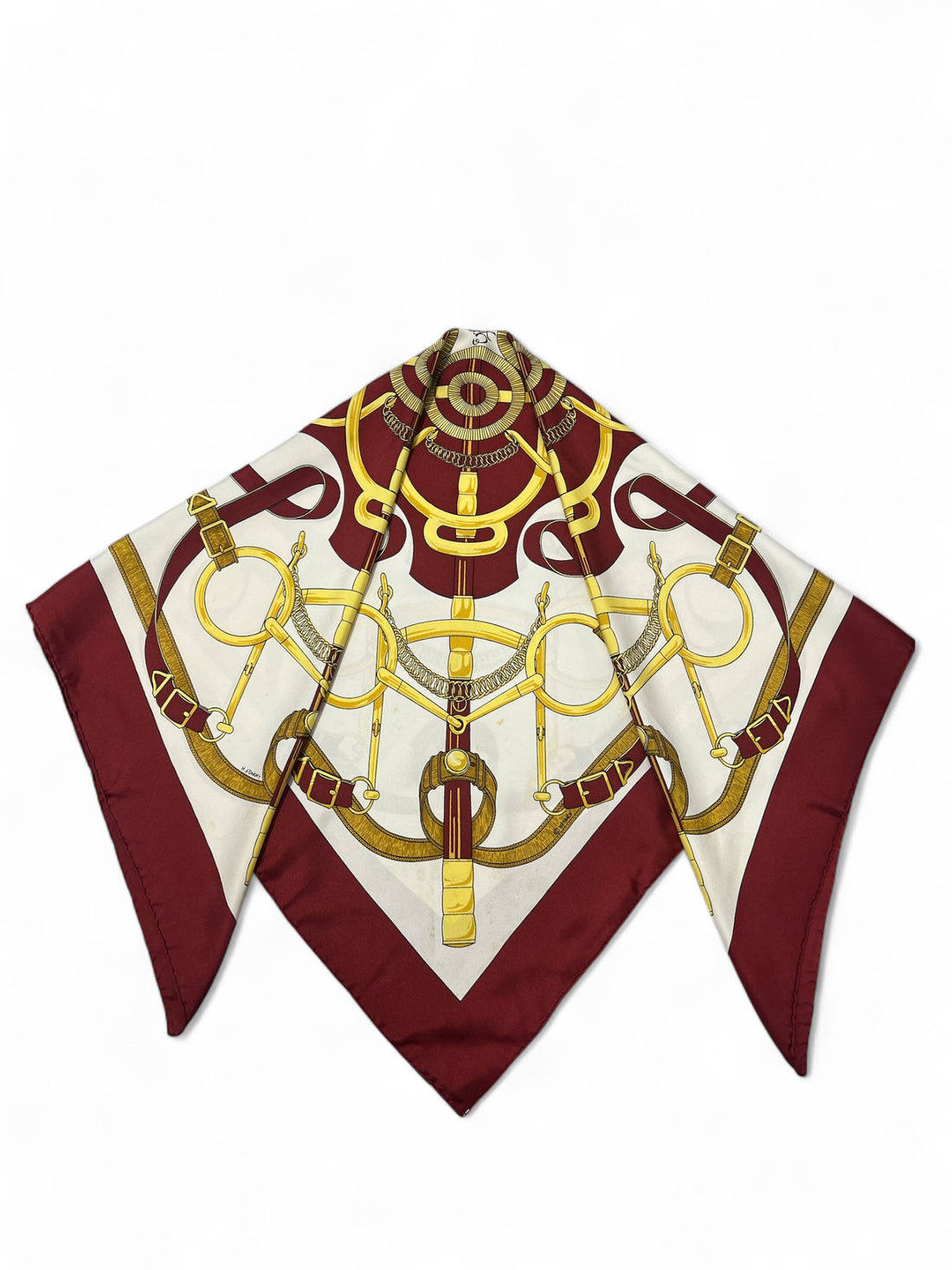 Hermès -  Carré 90 « Éperon d’or »