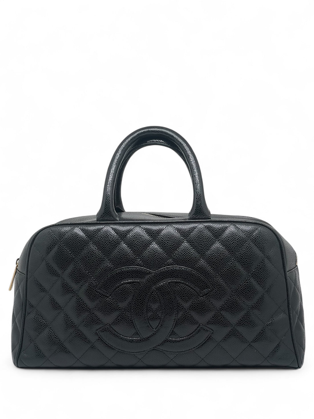 Chanel - Sac Boston en cuir caviar