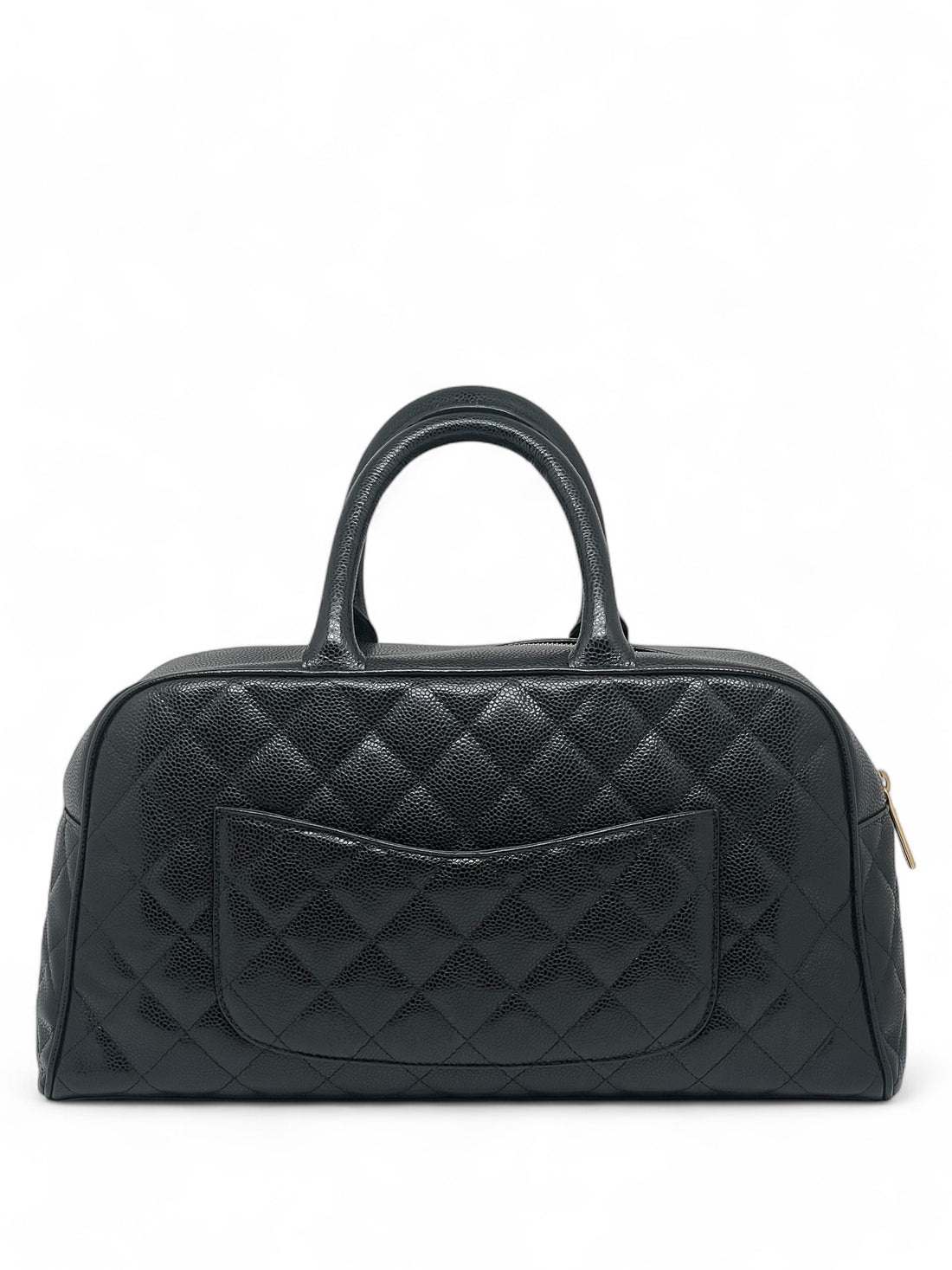 Chanel - Sac Boston en cuir caviar