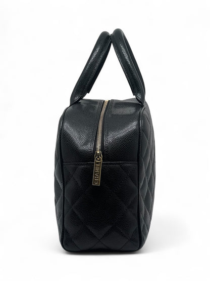 Chanel - Sac Boston en cuir caviar