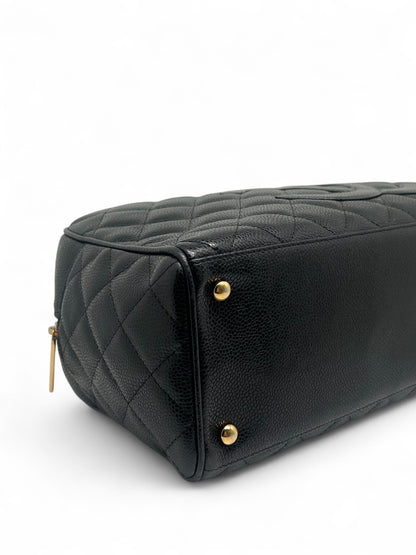 Chanel - Sac Boston en cuir caviar