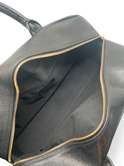 Chanel - Sac Boston en cuir caviar