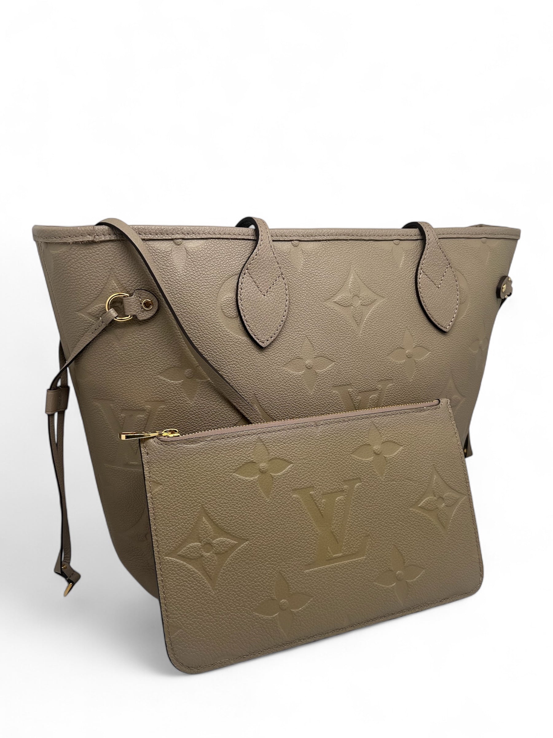 Louis Vuitton -  Sac à main Neverfull cuir Monogram Empreinte T