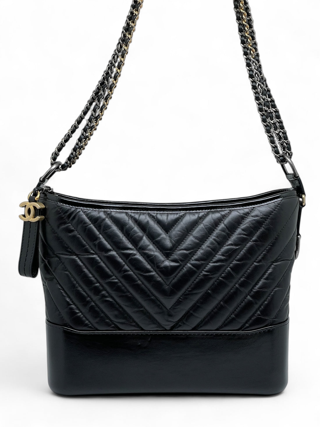 Chanel - Sac Gabrielle chevron noir