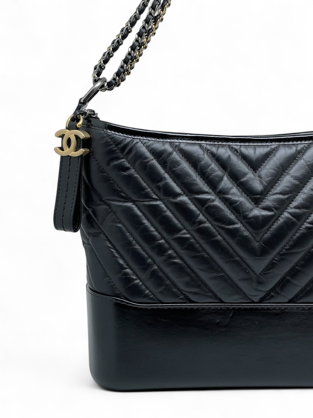 Chanel - Sac Gabrielle chevron noir