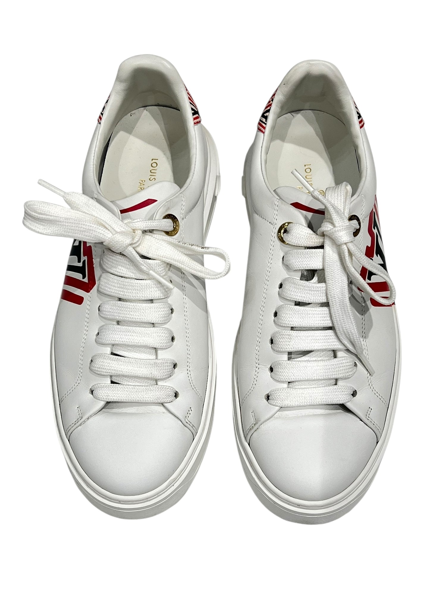 Louis Vuitton - Sneakers Time out blanches T38