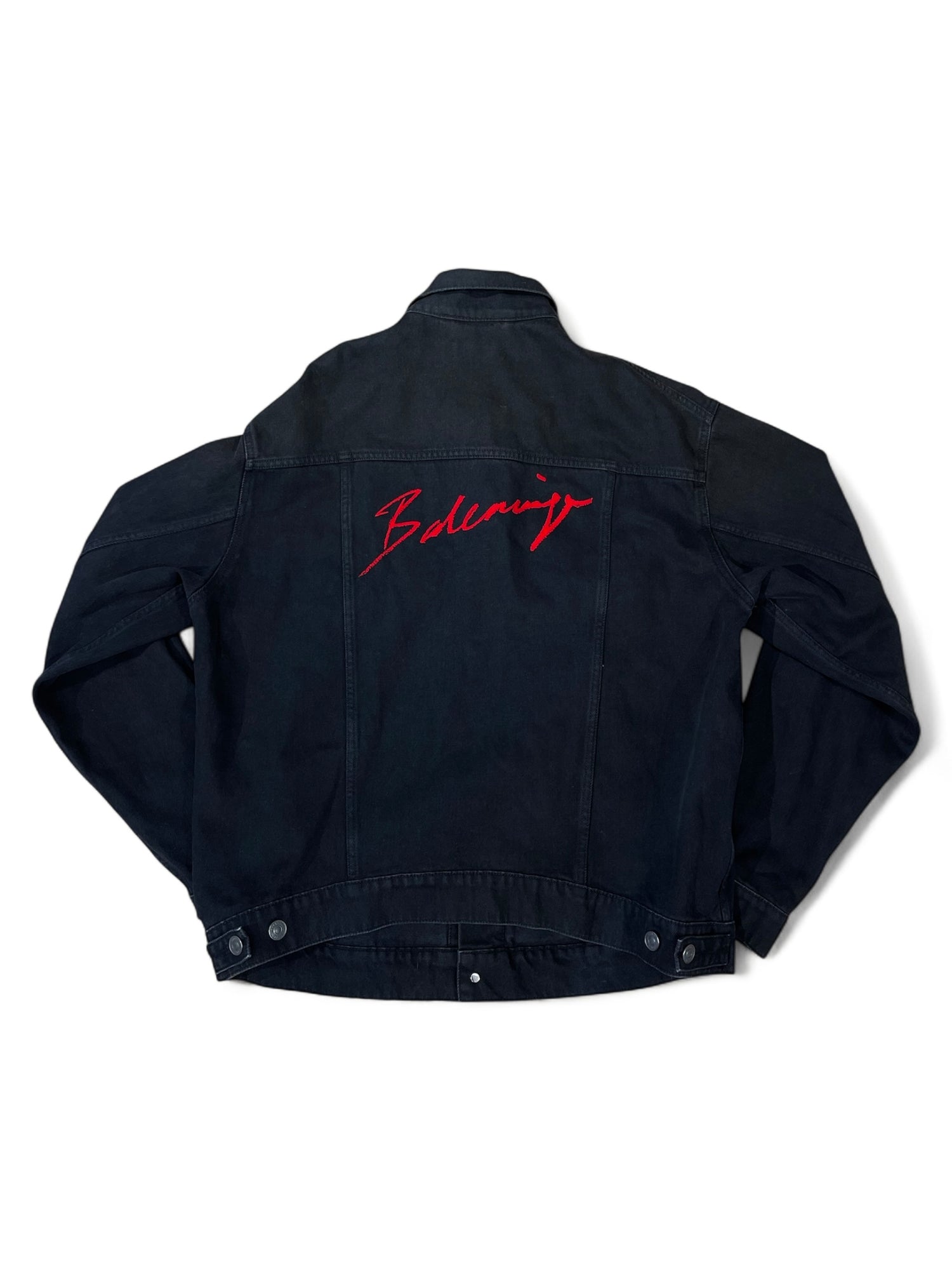Balenciaga - Veste oversize en jean noir T34 oversized